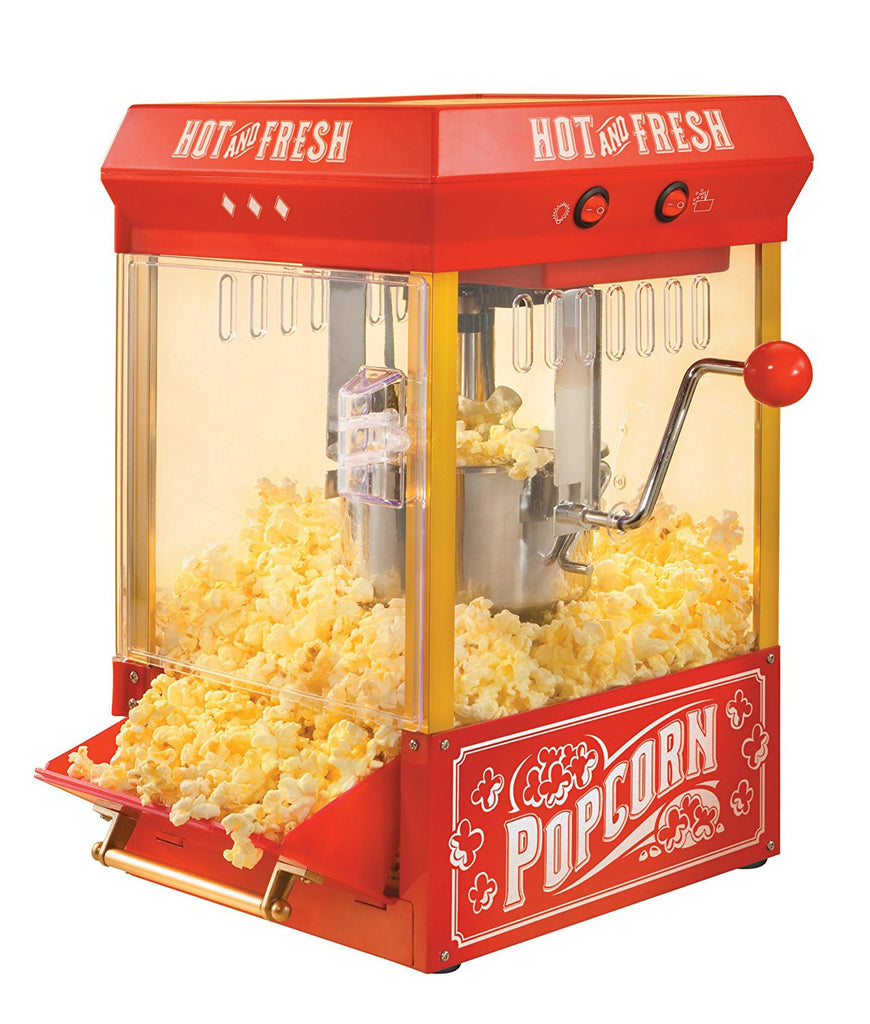 Máquina para hacer palomitas de maíz Nostalgia, Original, Rojo/Anaranjado