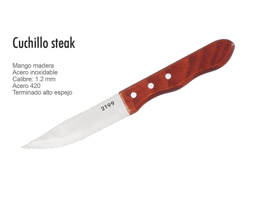 Cuchillo Carne Alpes Súper Steak Incametal