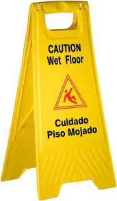 Señalamiento piso mojado #292072