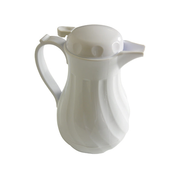 Acopa Pastels 34 oz. White Thermal Carafe / Server