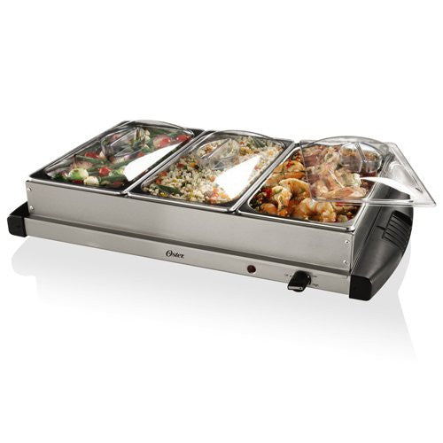 Buffet Buffetera Servidor Con 3 Bandejas Oster