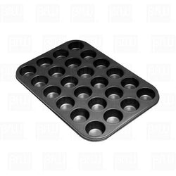 Molde Mini Muffin Con Antiadherente 24 Cavidades A3001 Buffetware