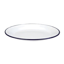 Plato liso blanco c/filo negro 20 cm CINSA #20125