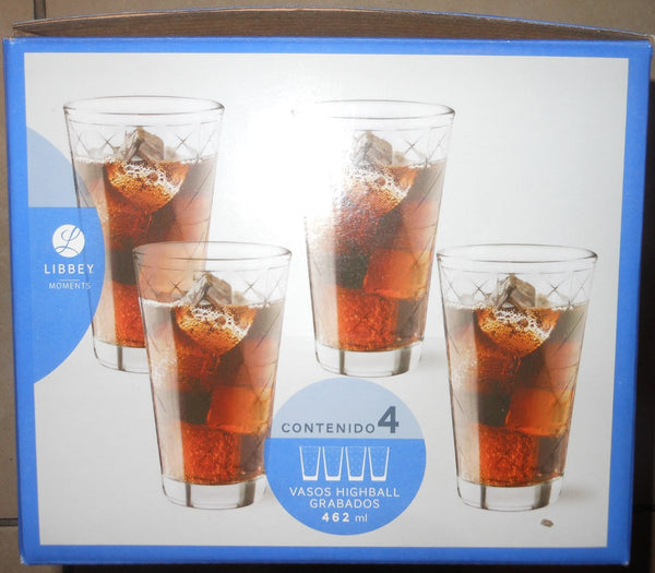 Set De 4 Vasos Highball Libbey