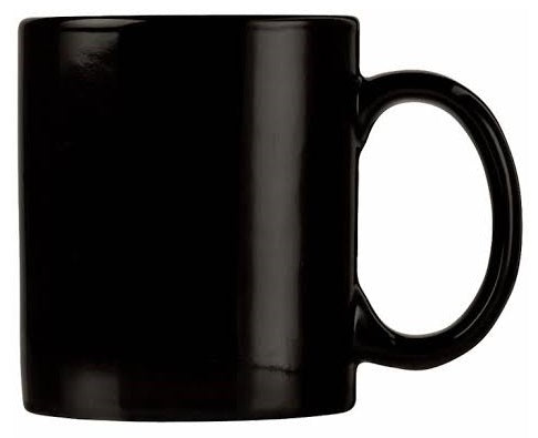 Taza Negra 12oz #CM-12B World